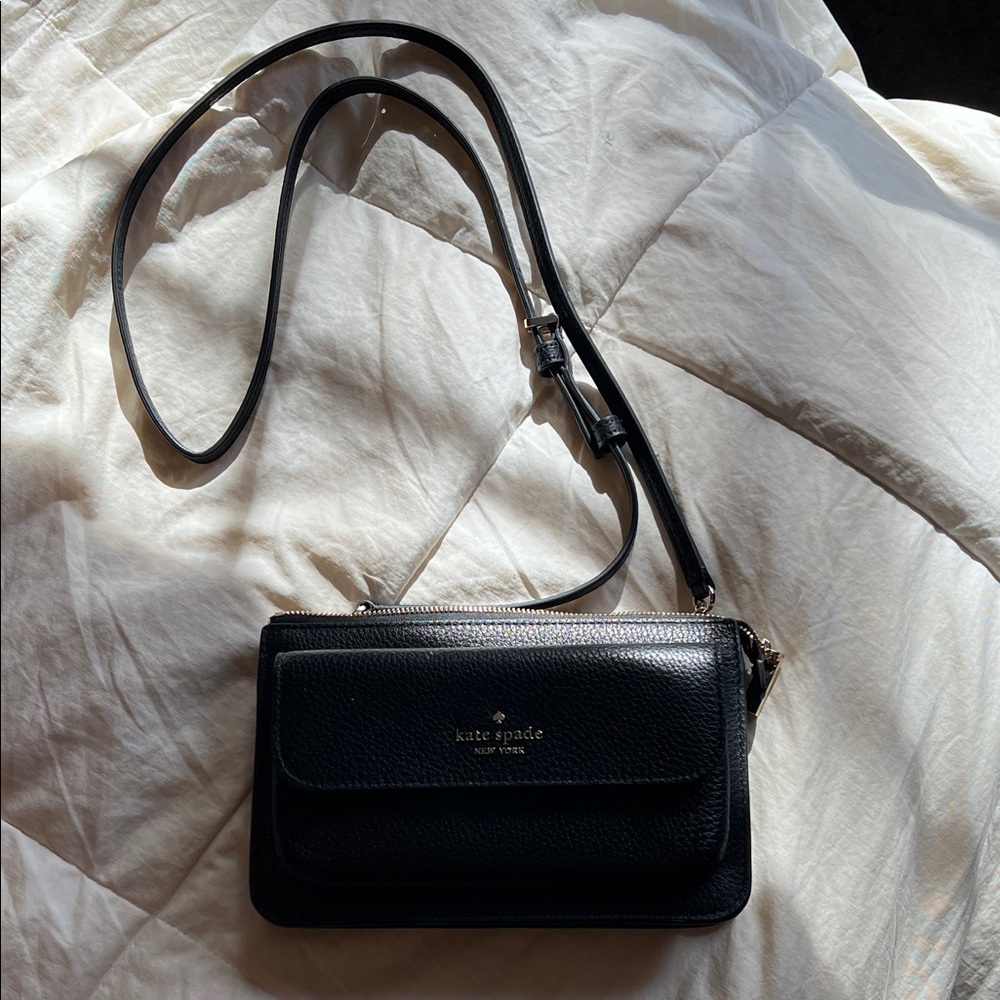 Kate Spade Elegant Black Crossbody Bag